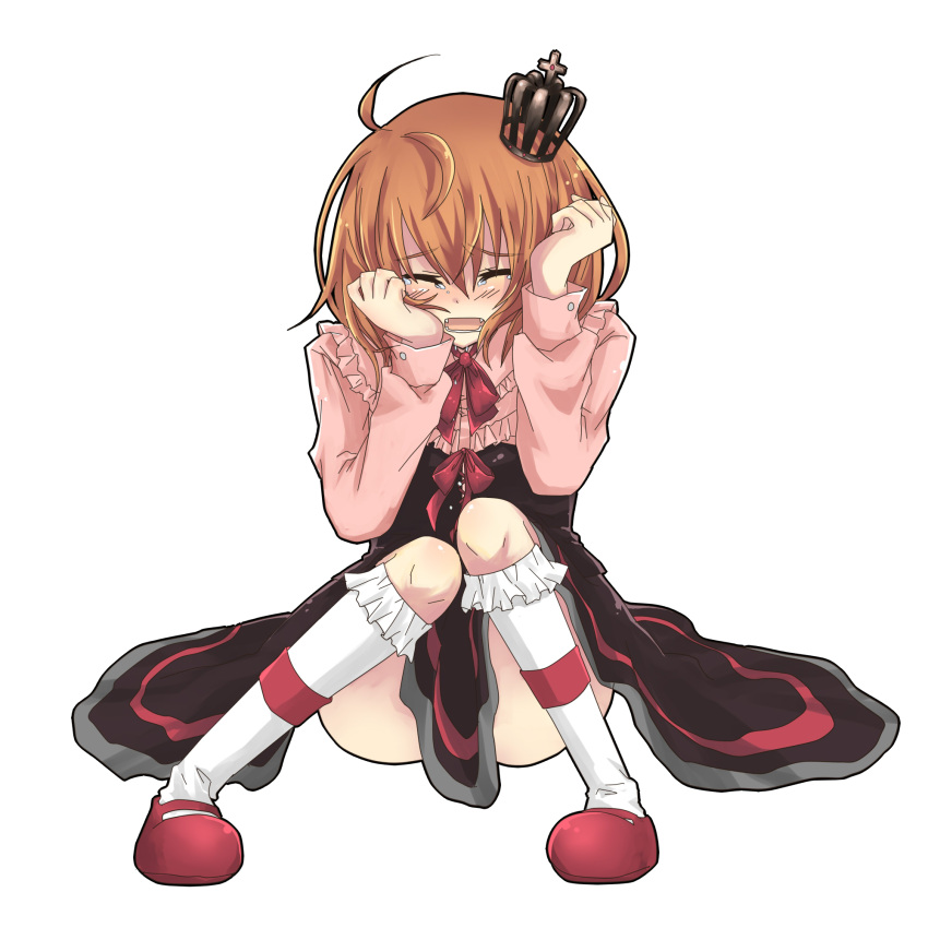 highres, orange_hair, souritu, tears, umineko_no_naku_koro_ni, ushiromiya_maria