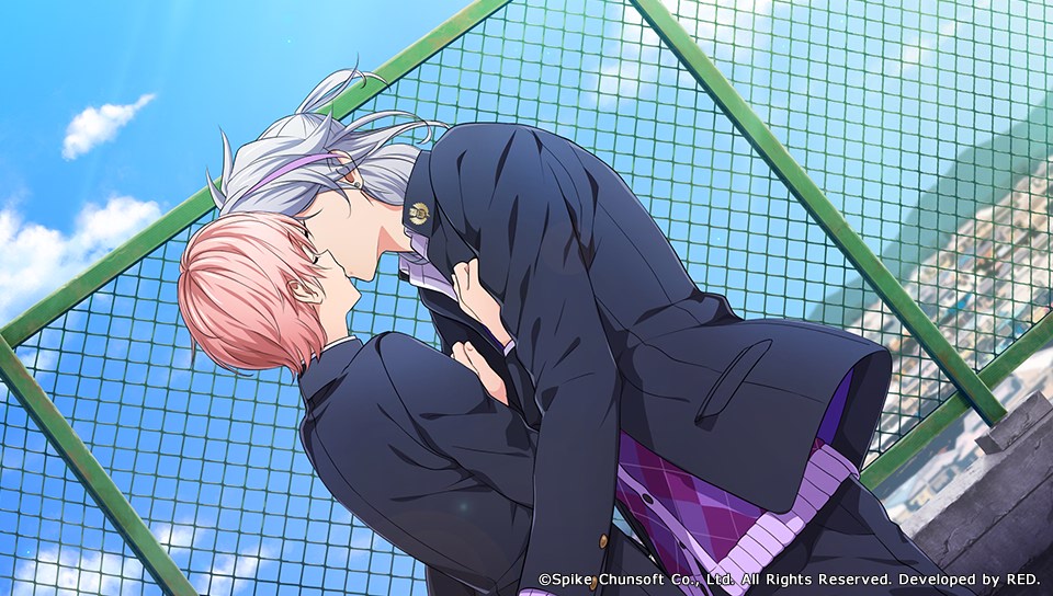 kenka_banchou_otome, kuromitsu_kinako_(artist), mirako_yuuta, nakayama_hinako, violet_eyes, white_hair