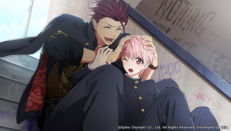 kenka_banchou_otome, kuromitsu_kinako_(artist), nakayama_hinako, onigashima_houou, red_eyes, red_hair