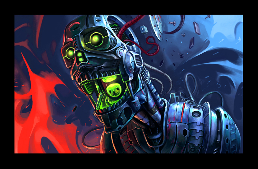 cable, miyazaki, robot, science_fiction, scifi, wires
