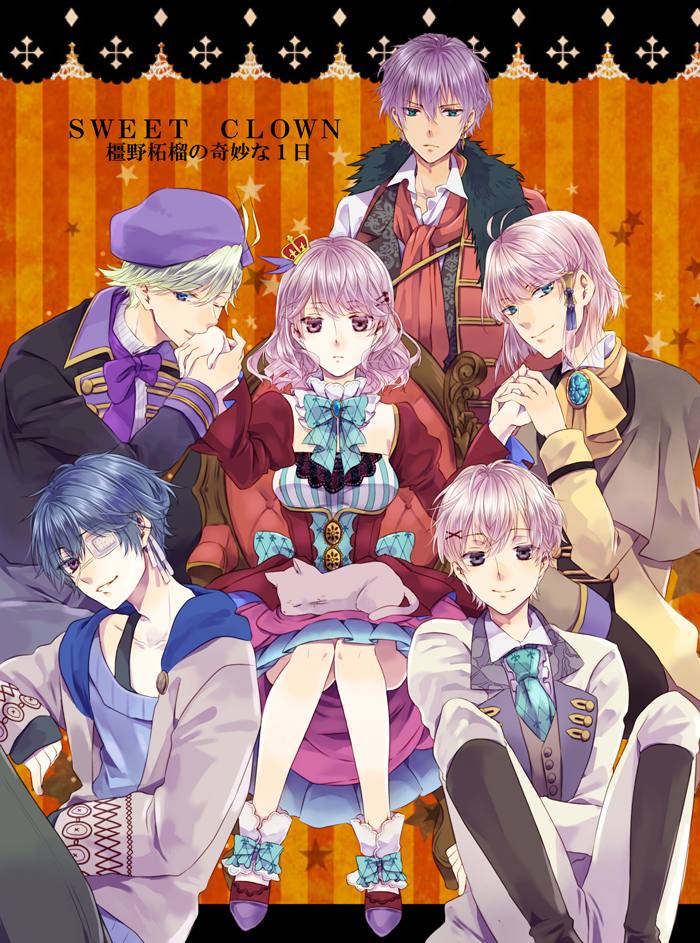 black_hair, blue_eyes, hinose_takeru, kashino_zakuro, kobashi_oichiro, kushidori, kuze_souma, manai_tomoki