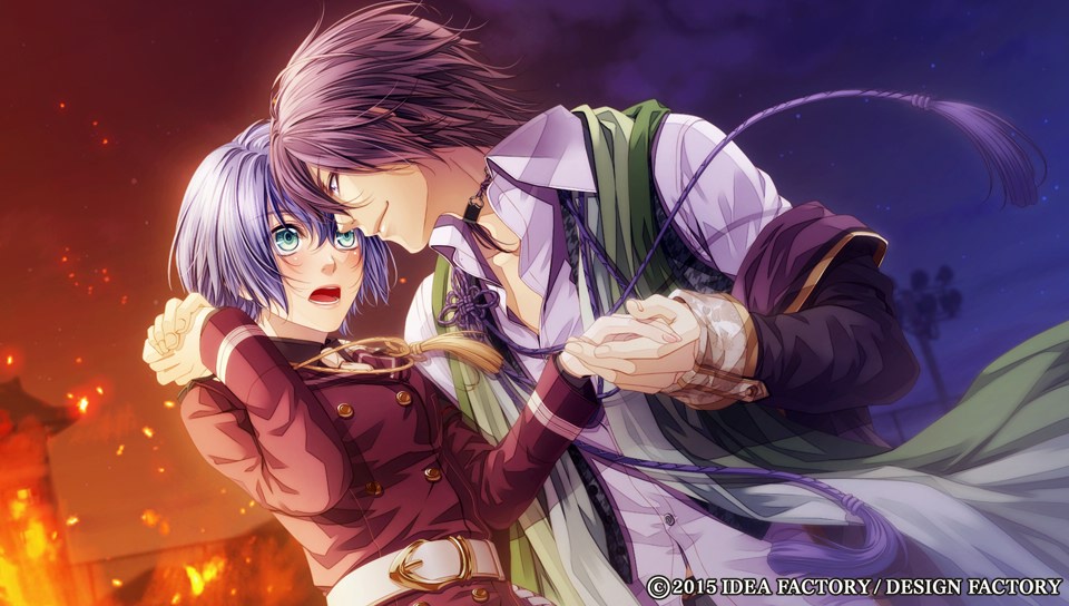 kawahito_yasutake, klap!!, purple_hair, suruga_akito, violet_eyes, yamashiro_koyomi