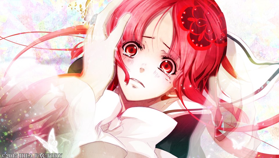 kokuchou_no_psychedelica, minato_ai, red_eyes, red_hair, yuiga_satoru