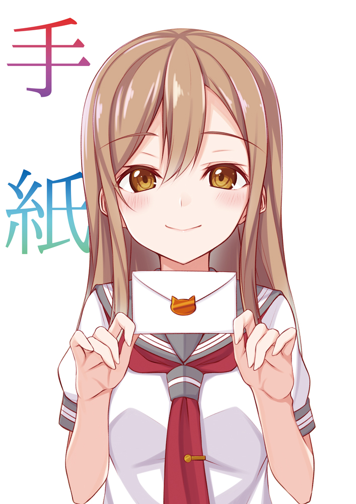 1girl, blush, brown_eyes, brown_hair, eyebrows, eyebrows_visible_through_hair, fuji_yoshida, kunikida_hanamaru