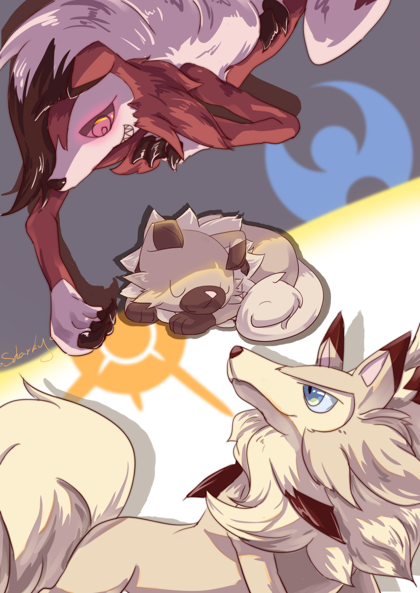 absurdres, blue_eyes, highres, lugarugan, no_humans, pokemon, pokemon_(creature), pokemon_(game)