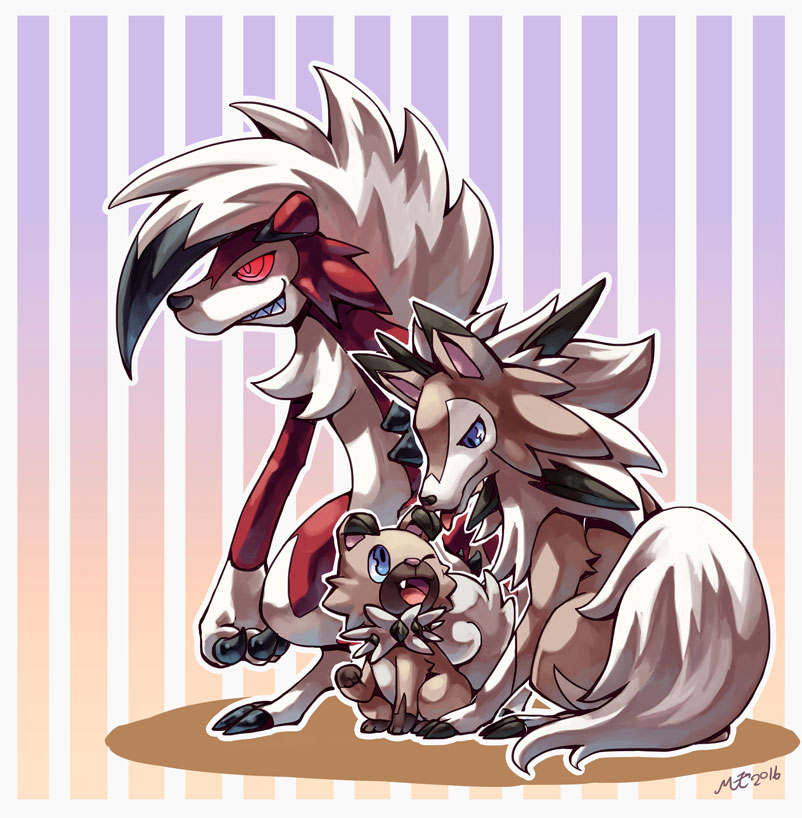 ;d, blue_eyes, brown_fur, dog, lugarugan, mz_15, one_eye_closed, open_mouth, pokemon, pokemon_(game), pokemon_sm, red_eyes, red_fur, rockruff, smile