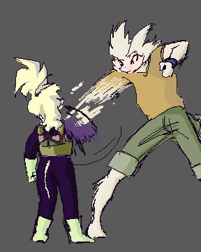 animal_ears, barefoot, cat, combat, epilepsy_warning, feline, fight, furry