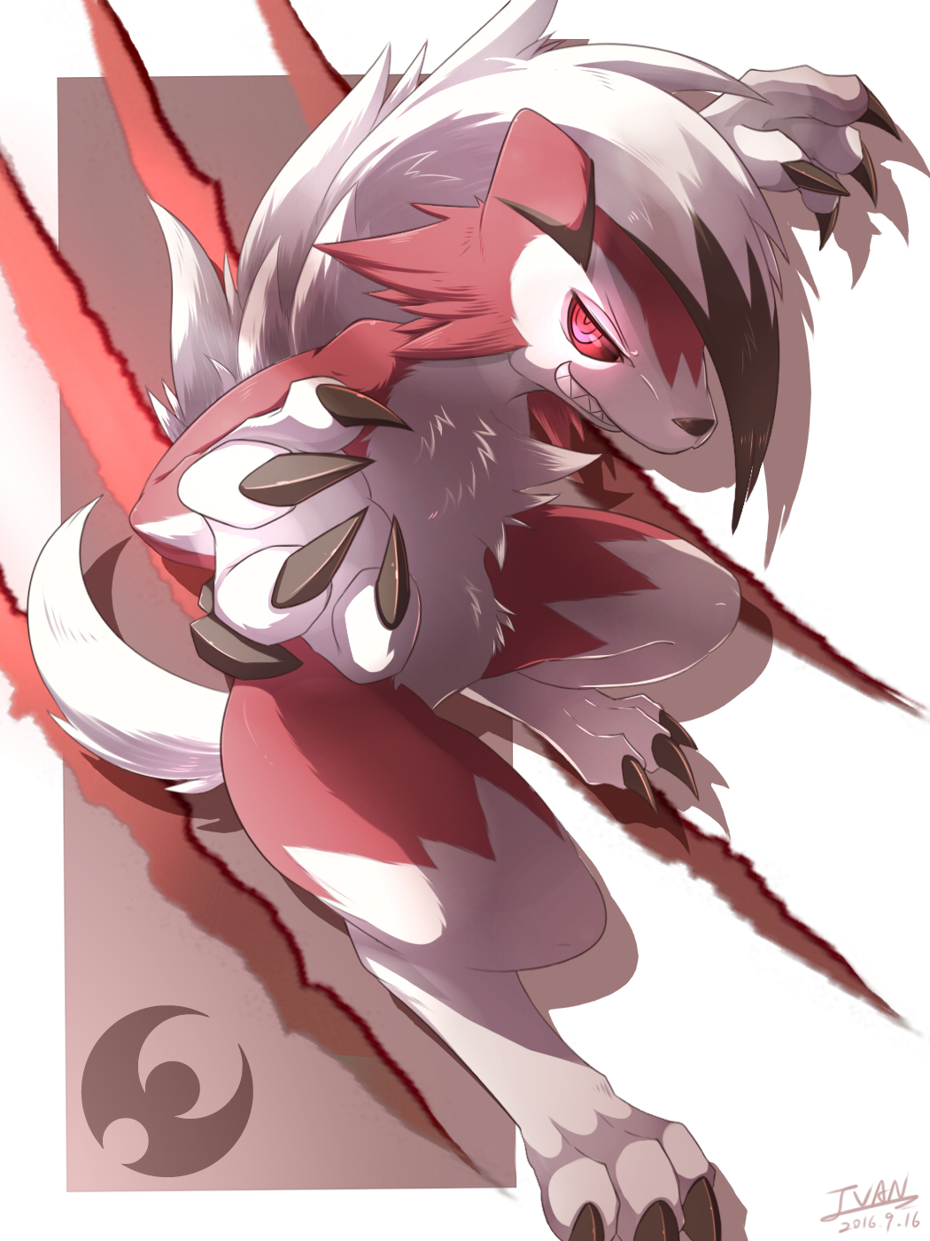 animal_ears, artist_name, highres, ivan_(ffxazq), lugarugan, no_humans, pokemon, pokemon_(creature)