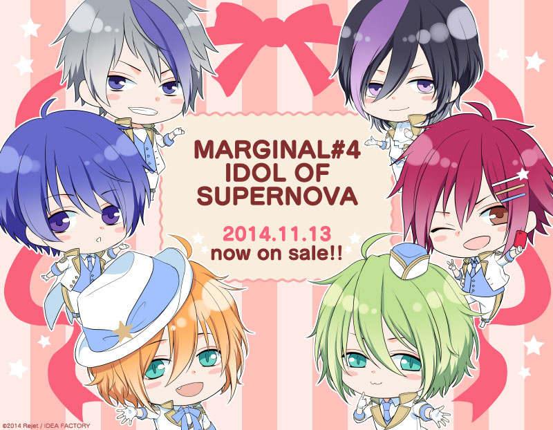aiba_rui, green_eyes, green_hair, himuro_kira, kirihara_atom, kirishima_sou, makishima_shy, marginal_#4