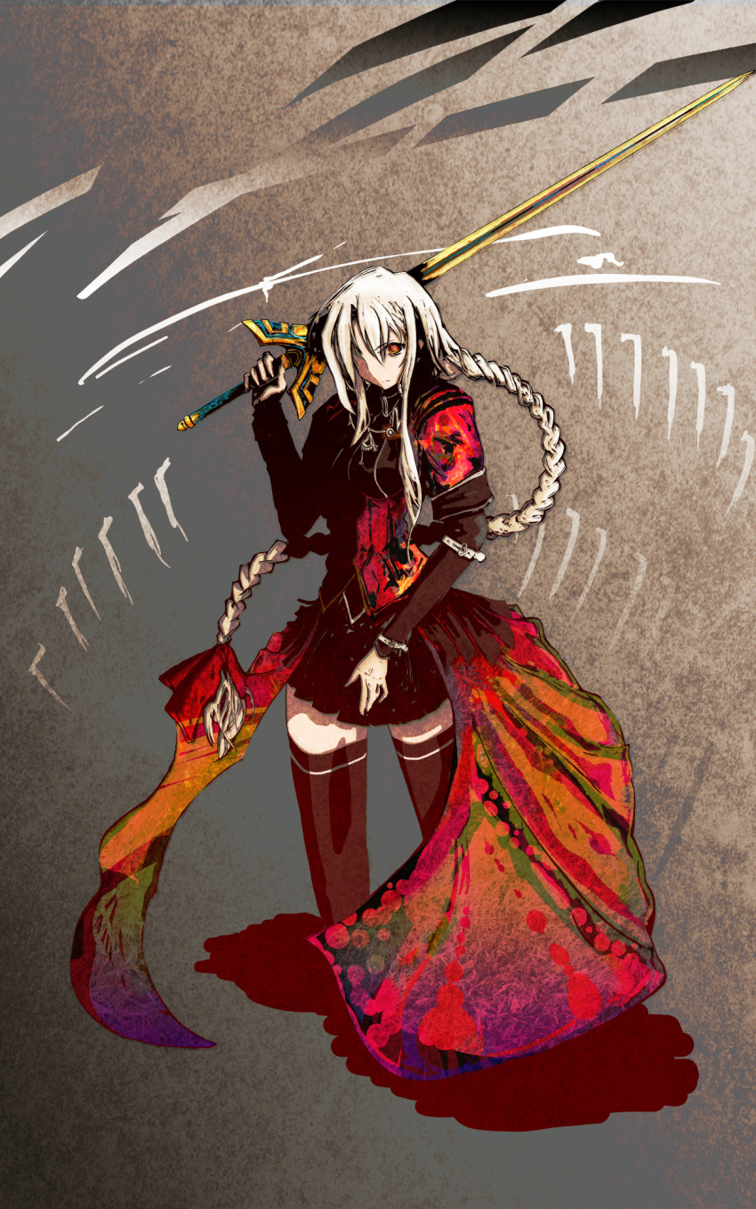 1girl, archerko, borrowed_character, braid, fate/stay_night, fate_(series), highres, long_hair