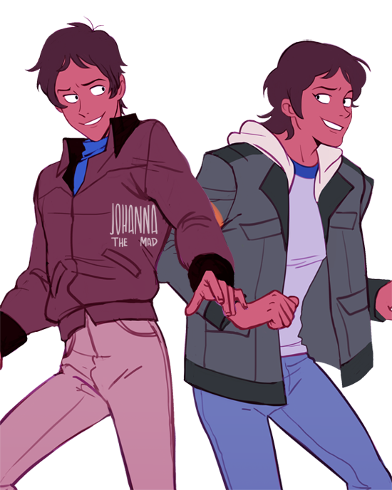 1boy, 1girl, brown_hair, dual_persona, genderswap, genderswap_(mtf), hyakujuu-ou_golion, joehatesreality, johannathemad, kurogane_isamu, kurogane_isamu_(cosplay), lance_(voltron), voltron:_legendary_defender