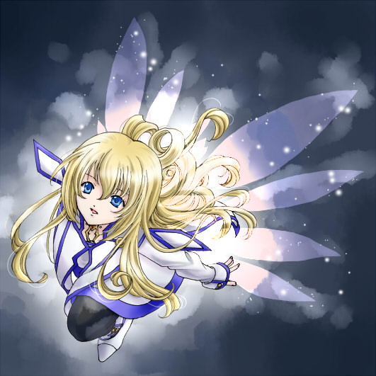 blonde_hair, blue_eyes, colette_brunel, long_hair, pantyhose, sirotuka_lambda, tales_of_(series), tales_of_symphonia