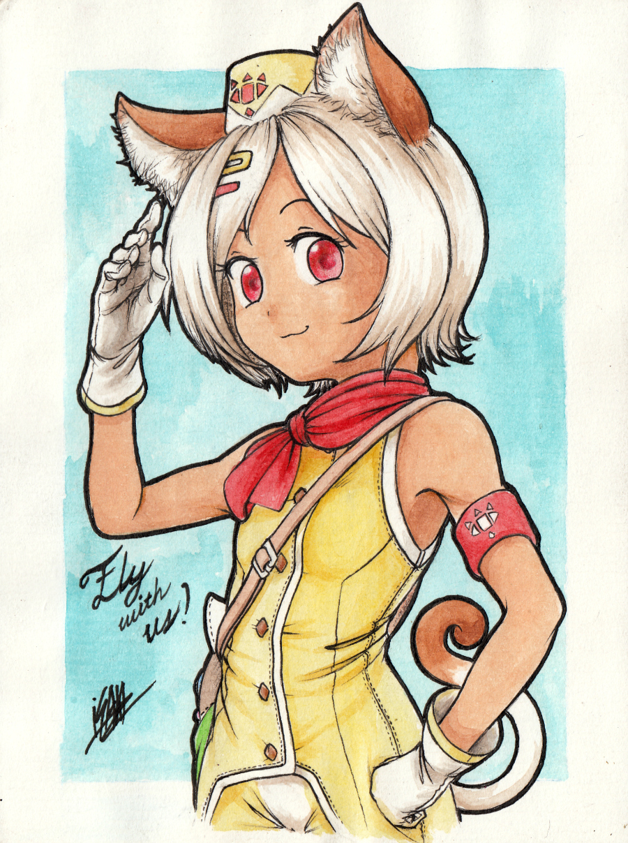 1girl, animal_ears, brown_hair, cat_ears, chou_megami_shinkou_noire_gekishin_black_heart, closed_eyes, hair_ornament, highres