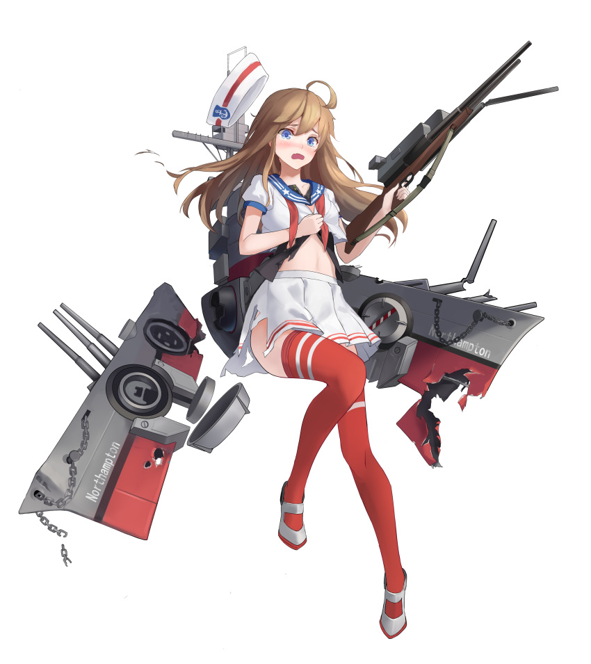 1girl, absurdres, blue_eyes, blush, brown_hair, chain, character_name, cleavage_cutout