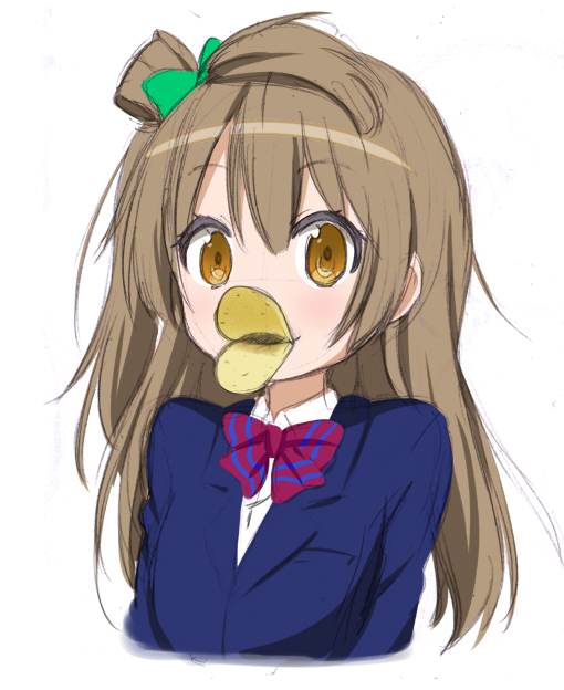 1girl, bow, bowtie, brown_eyes, brown_hair, hair_bow, long_hair, looking_at_viewer