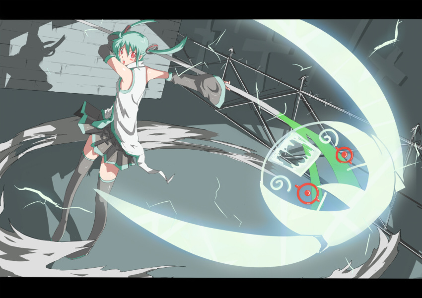 bad_id, cosplay, hatsune_miku, kosa_k, maka_albarn, maka_albarn_(cosplay), parody, scythe