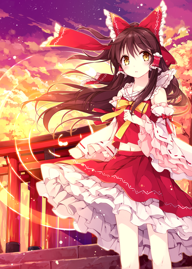1girl, :o, arm_garter, black_hair, blush, bow, bowtie, clouds