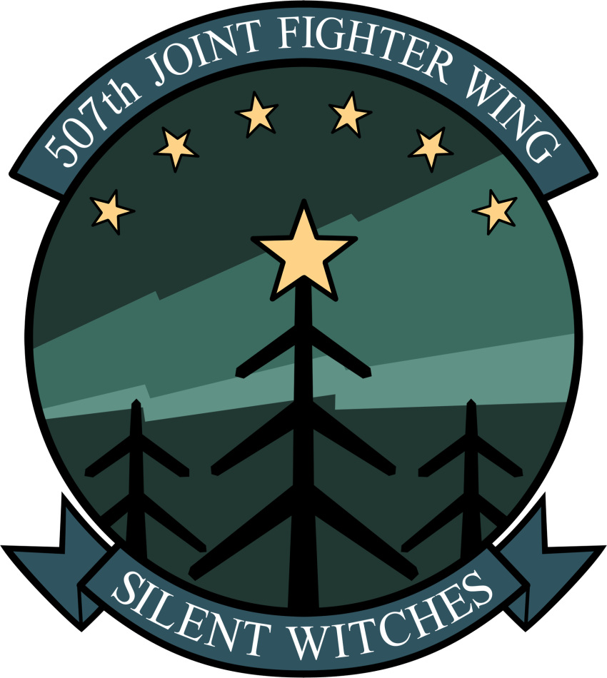507th_joint_fighter_wing_(emblem), close-up, emblem, heita0524, highres, no_humans, simple_background, star_(sky), strike_witches, turtle, white_background, world_witches_series