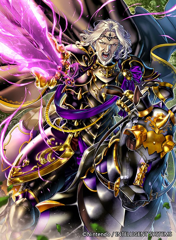1boy, armor, armored_boots, beard, boots, cape, circlet, company_name