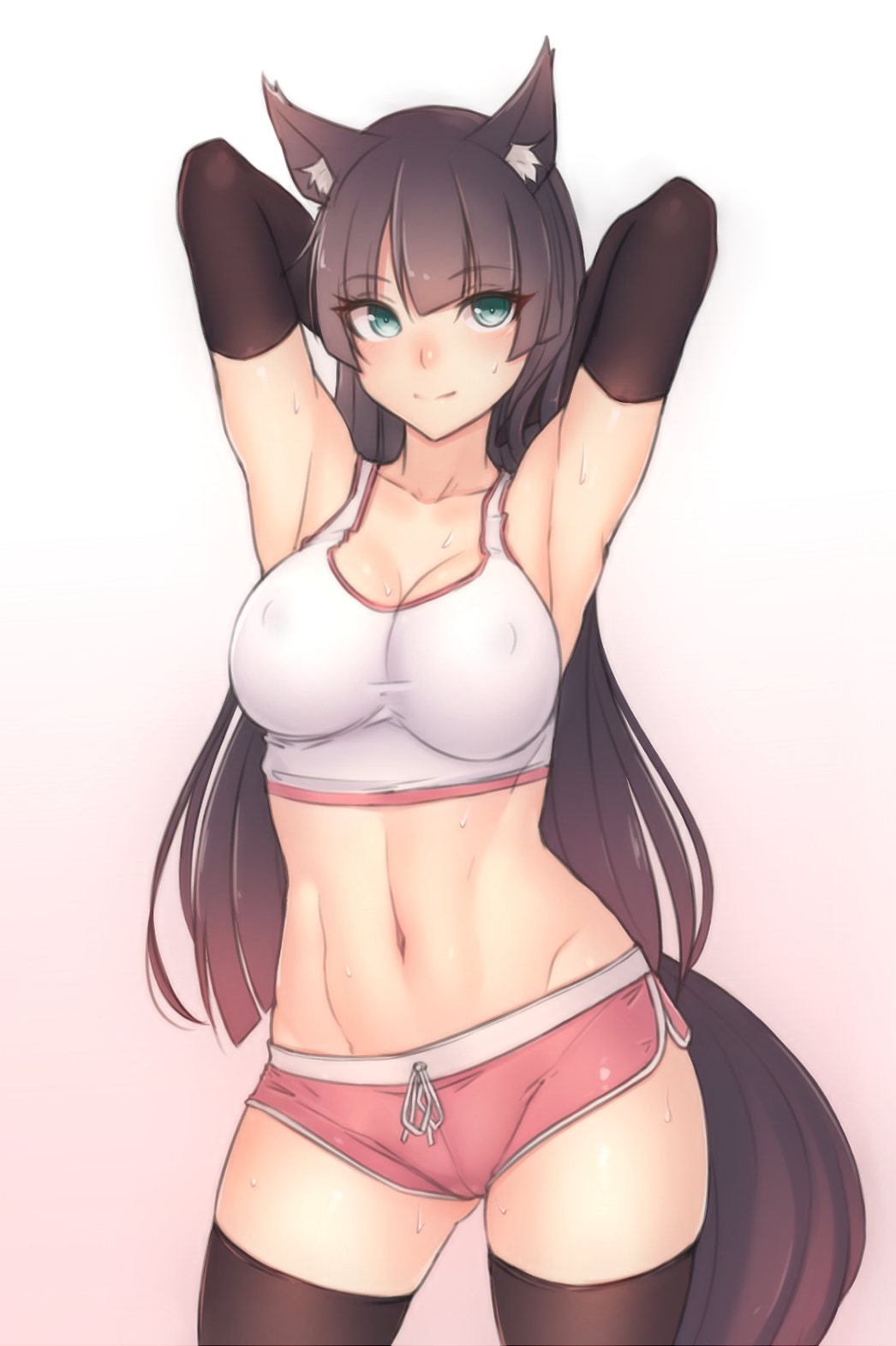 animal_ears, fox_ears, highres, kubo_(artist), original