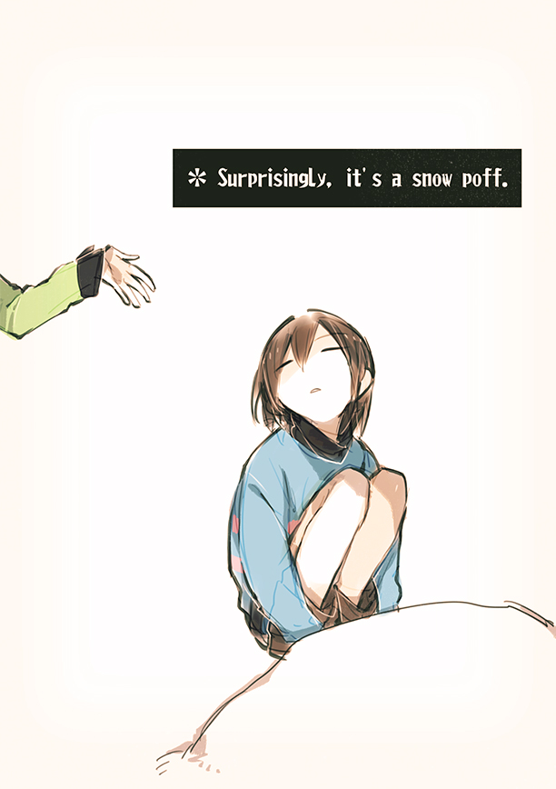 androgynous, bangs, black_boots, black_hair, blue_shorts, boots, brown_boots, brown_hair