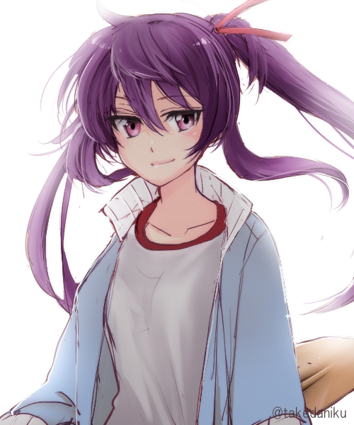1girl, ebisuzawa_kurumi, gakkou_gurashi!, gym_uniform, jacket, kajii_supana, long_hair, looking_at_viewer