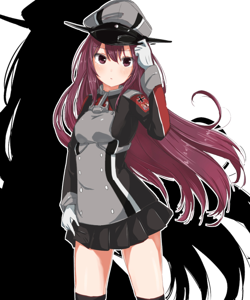 1girl, ame-rain, brown_eyes, brown_hair, cosplay, gloves, hat, highres