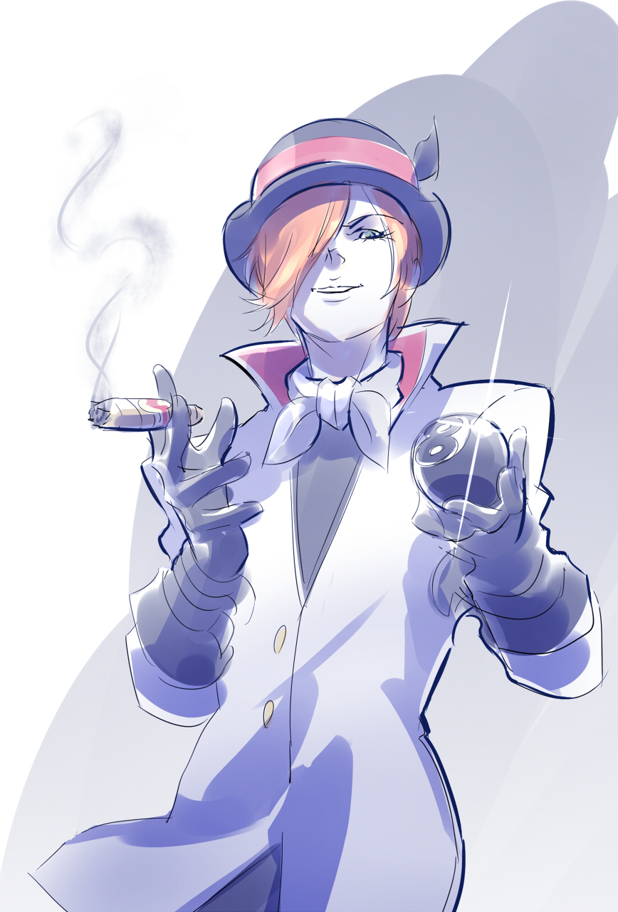 8-ball, cigar, highres, iesupa, roman_torchwick, rwby