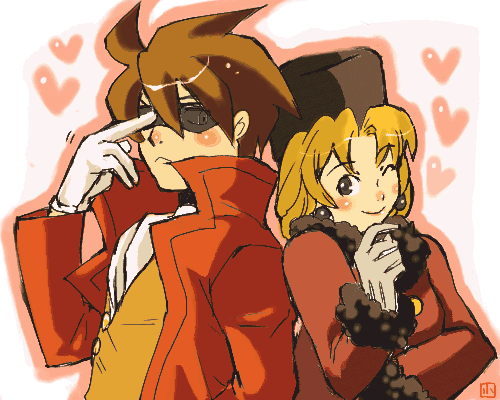 blues_(rockman), blush, brown_hair, capcom, coat, cravat, gloves, hat
