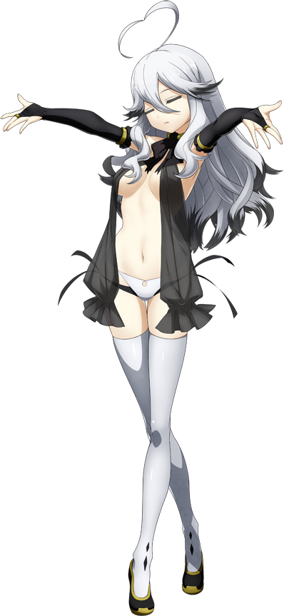 1girl, ahoge, black_hair, bow, bowtie, breasts, choker, closed_eyes