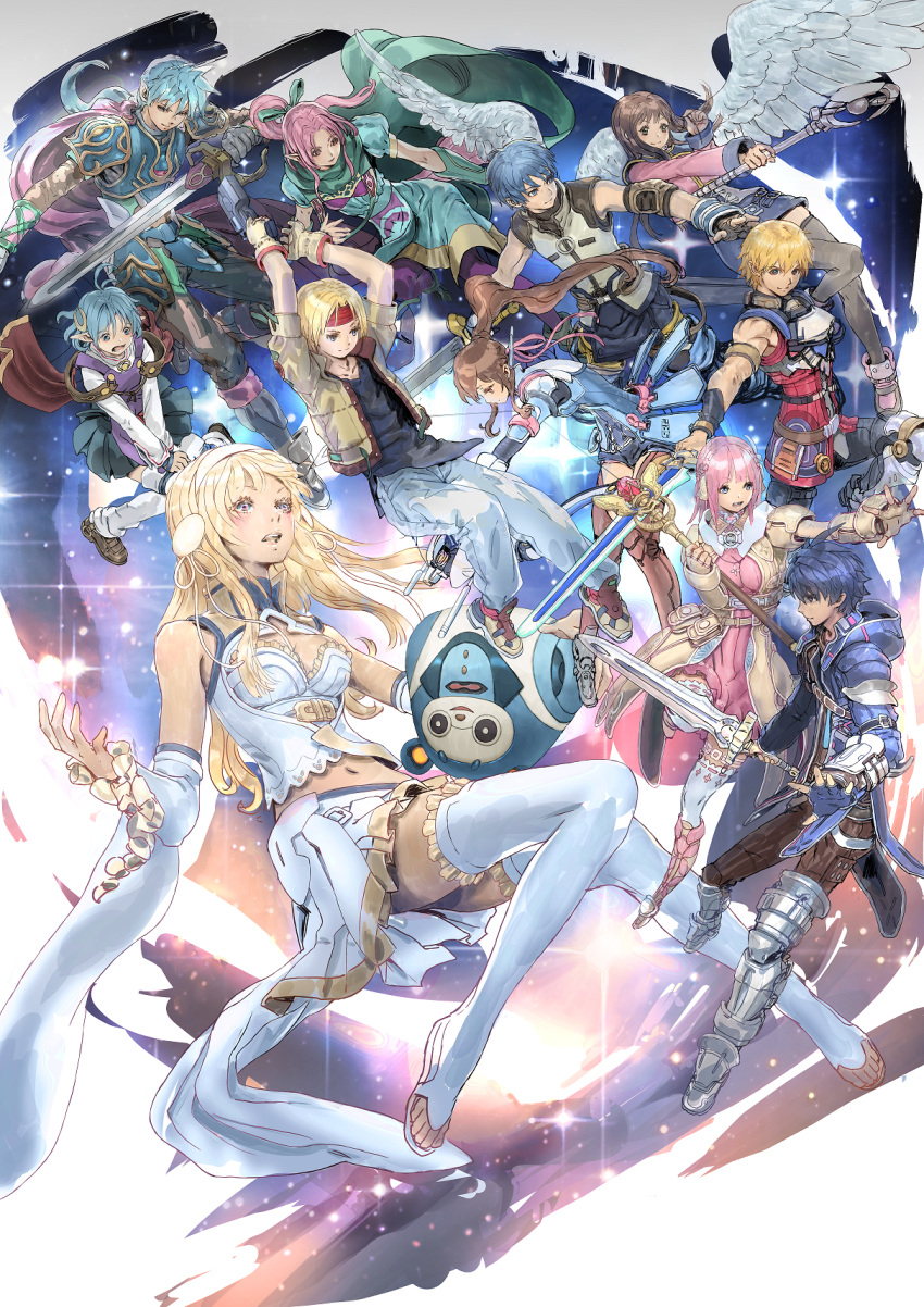 claude_kenni, edge_maverick, fayt_leingod, fidel_camuze, highres, miki_sauvester, millie_chliette, rena_lanford