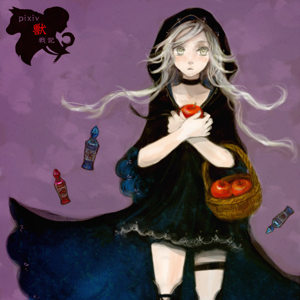 bad_id, basket, choker, cloak, dress, food, fruit, hood