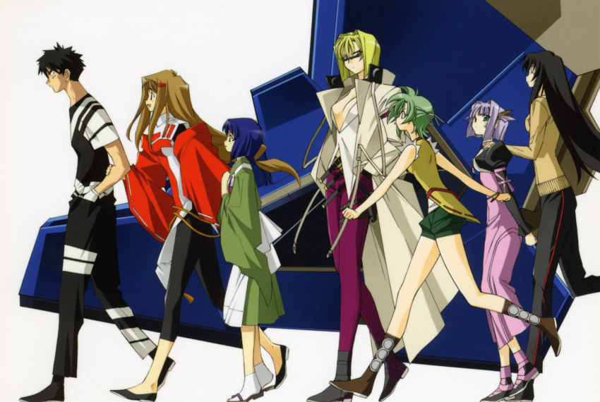 group, hiiragi_akao, jinki_extend, kawamoto_satsuki, kousaka_minami, kousaka_rui, mel_j_vanette, tachibana_elnie