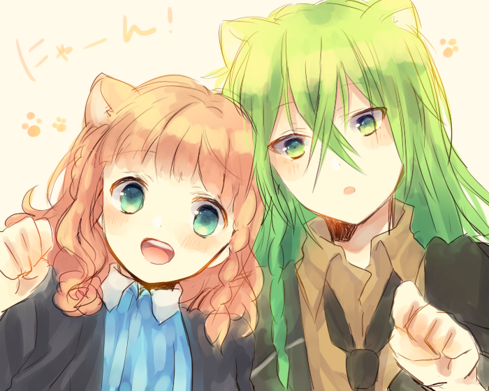 amnesia_(idea_factory), brown_hair, green_eyes, heroine_(amnesia), toa_(artist), ukyou_(amnesia)