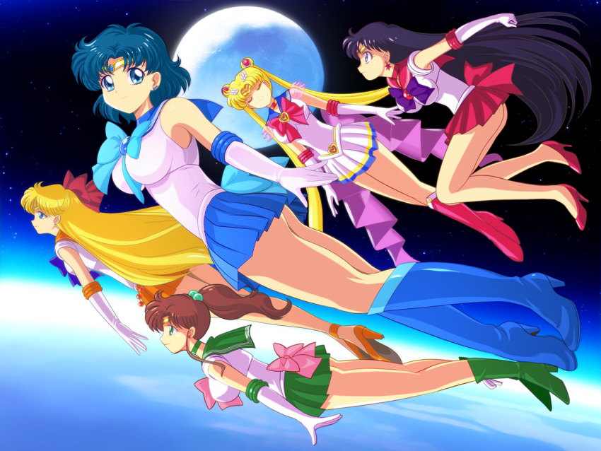 aino_minako, ass, bishoujo_senshi_sailor_moon, blonde_hair, blue_eyes, blue_hair, boots, breasts