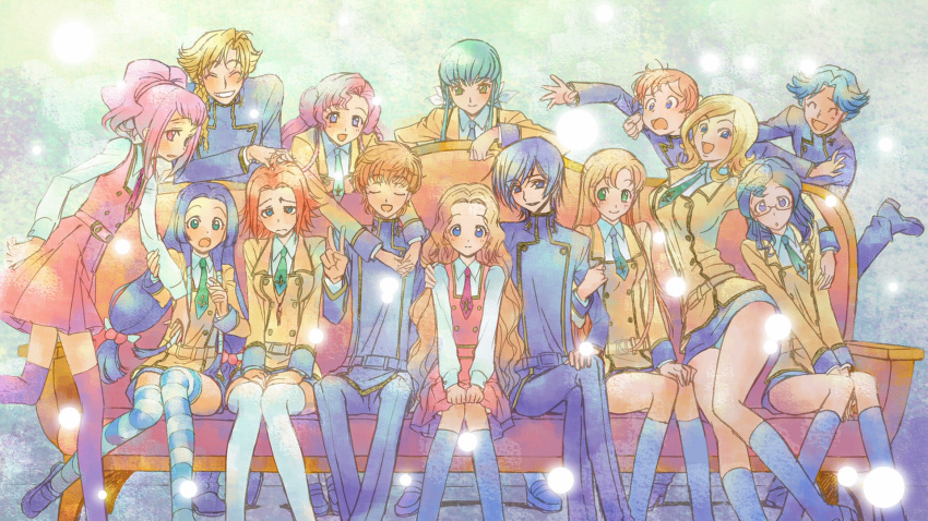 anya_alstreim, cc, code_geass, euphemia_li_britannia, gino_weinberg, kallen_stadtfeld, kururugi_suzaku, lelouch_lamperouge
