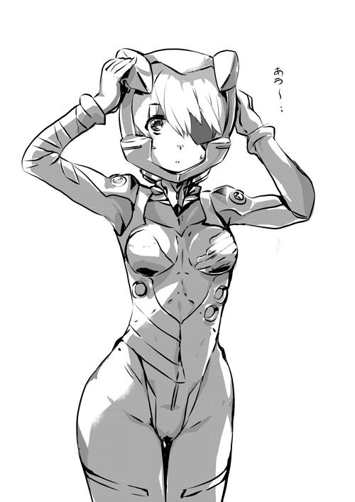 1girl, animal_ears, bandages, bodysuit, cat_ears, daison, evangelion:_2.0_you_can_(not)_advance, evangelion:_3.0_you_can_(not)_redo