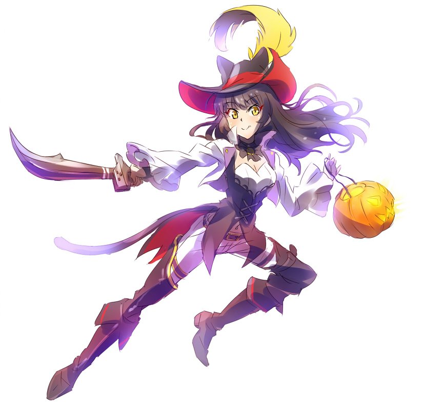 animal_ears, black_hair, blake_belladonna, boots, cat_ears, cat_tail, commentary, halloween
