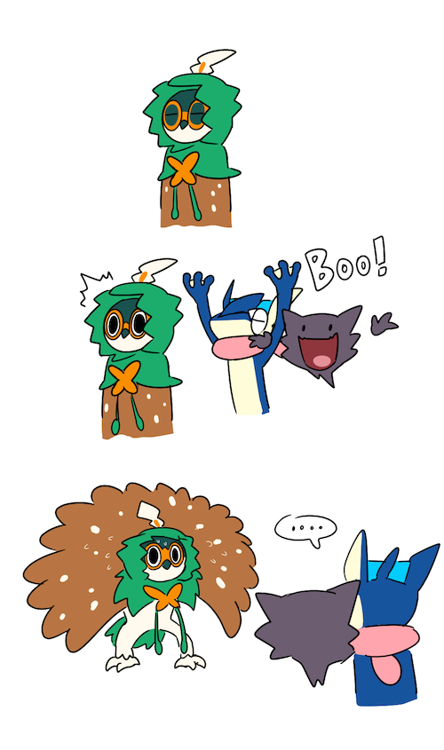 ..., bird, decidueye, english, frog, ghost, greninja, haunter