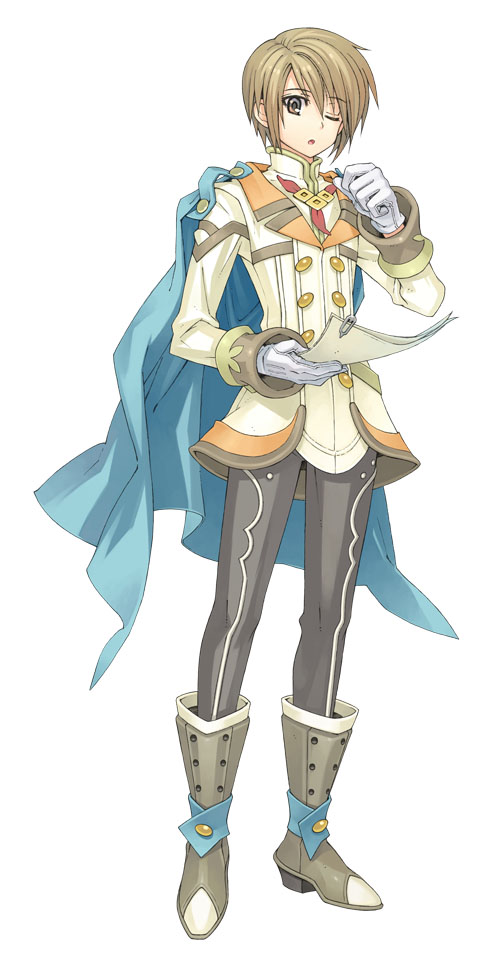 1boy, atelier_(series), atelier_annie, blonde_hair, boots, cape, full_body, gloves