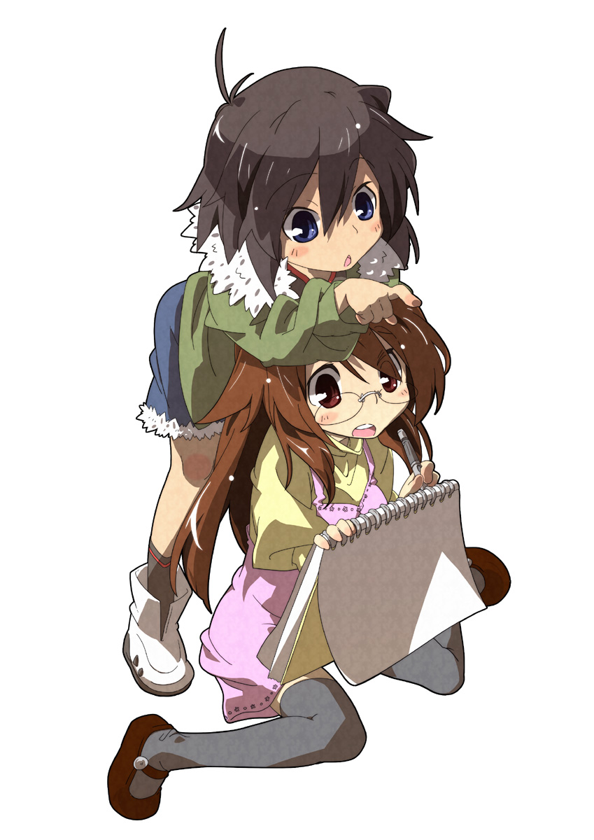 :o, blue_eyes, blush, brown_eyes, brown_hair, child, dandelion, flower