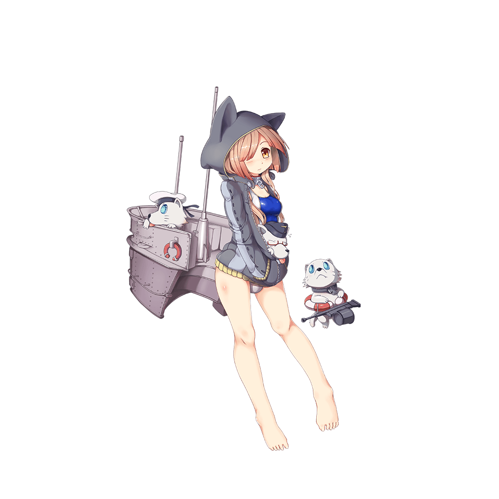 1girl, animal_ears, blue_eyes, blush, breasts, brown_hair, chibi, closed_mouth