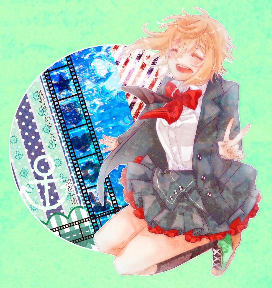 blonde_hair, brown_eyes, futaba_chitose, inekome, seishun_hajimemashita!