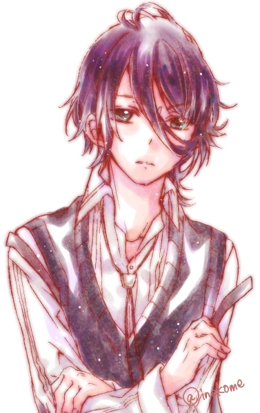 black_hair, blue_eyes, inekome, shinigami_kareshi, yoru_(shinigami_kareshi)