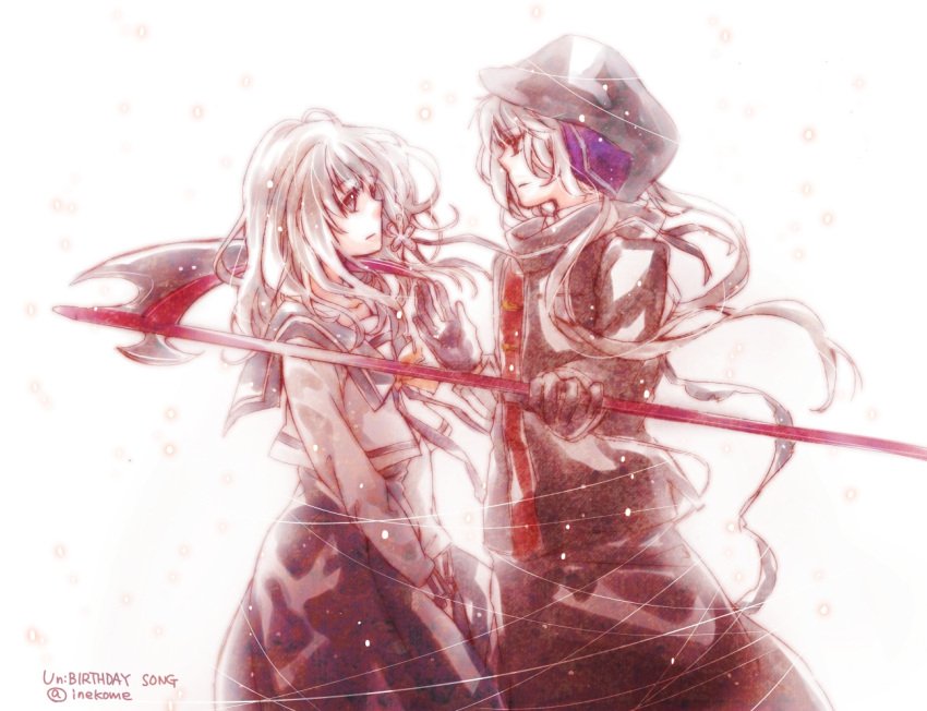 brown_eyes, brown_hair, inekome, kanno_hotori, rikka_(shinigami_kareshi), shinigami_kareshi