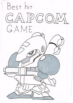 artist_request, chibi, full_body, gun, mecha, mobilesuit_alpha, monochrome, no_humans