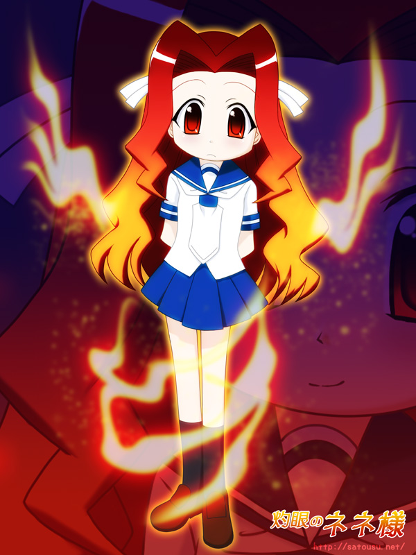 blonde_hair, child, gradient_hair, hair_ornament, hair_ribbon, kasugano_nene, kugimiya_rie, long_hair