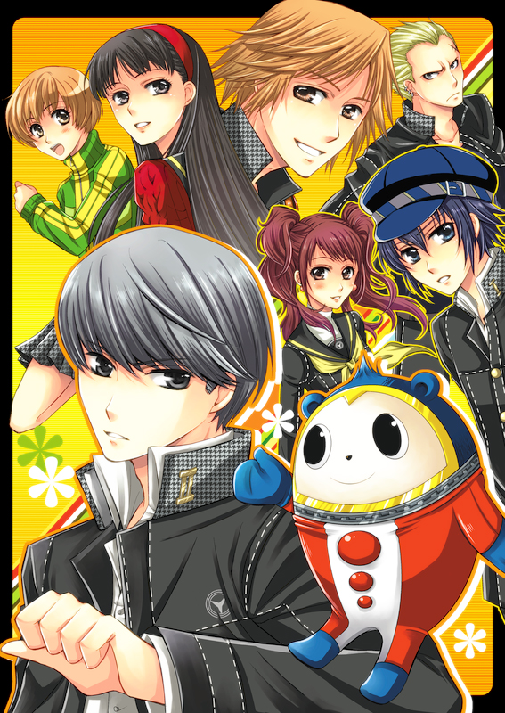 androgynous, black_eyes, black_hair, blue_eyes, blue_hair, brown_eyes, cabbie_hat, grey_eyes