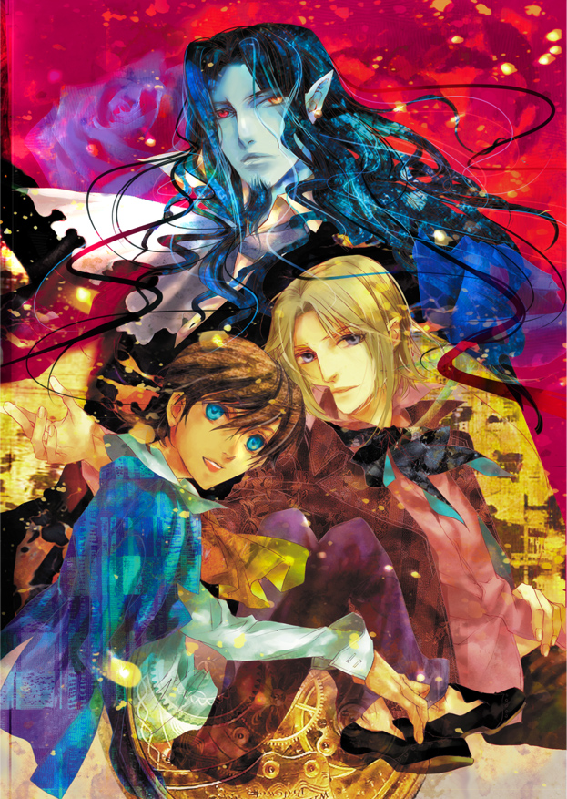 count_of_monte_cristo, formal, franz_d'epinay, franz_d'epinay, gankutsuou, heterochromia, hideaki, male