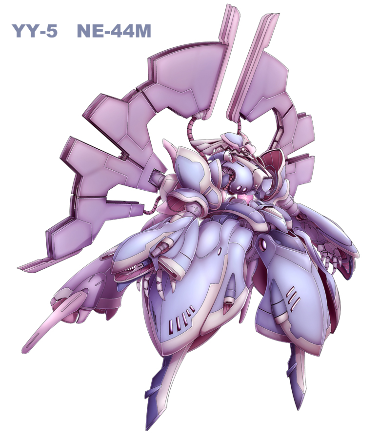 mechanization, nekoguruma, neo_granzon, saigyouji_yuyuko, super_robot_wars, touhou